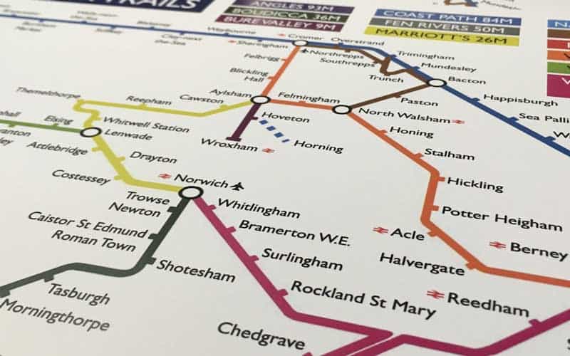 Norfolk Tube Map