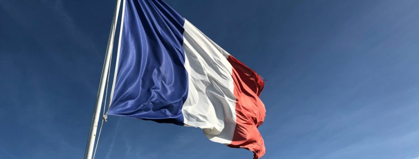 Yugoslavia flag under blue sky